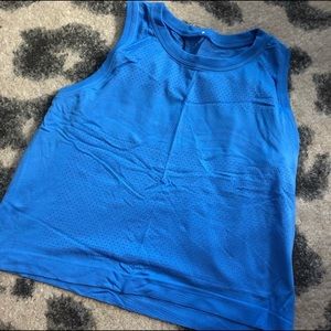 Lululemon blue muscle tank
